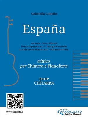 cover image of España | Trittico per Chitarra e Pianoforte (parte chitarra)
